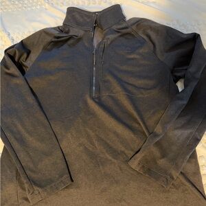 Dark Gray Northface Quarter-Zip Pullover